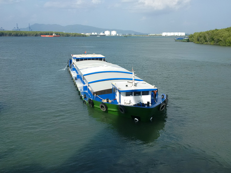 Nam Viet Logistics waterway transport barge